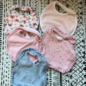 Organic cotton bibs (set of 5)